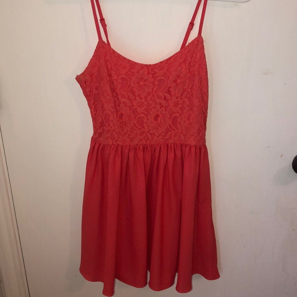 Fit & Flare Laced Dress